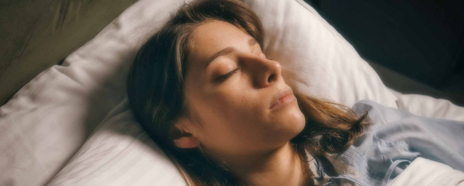 Woman laying in coma