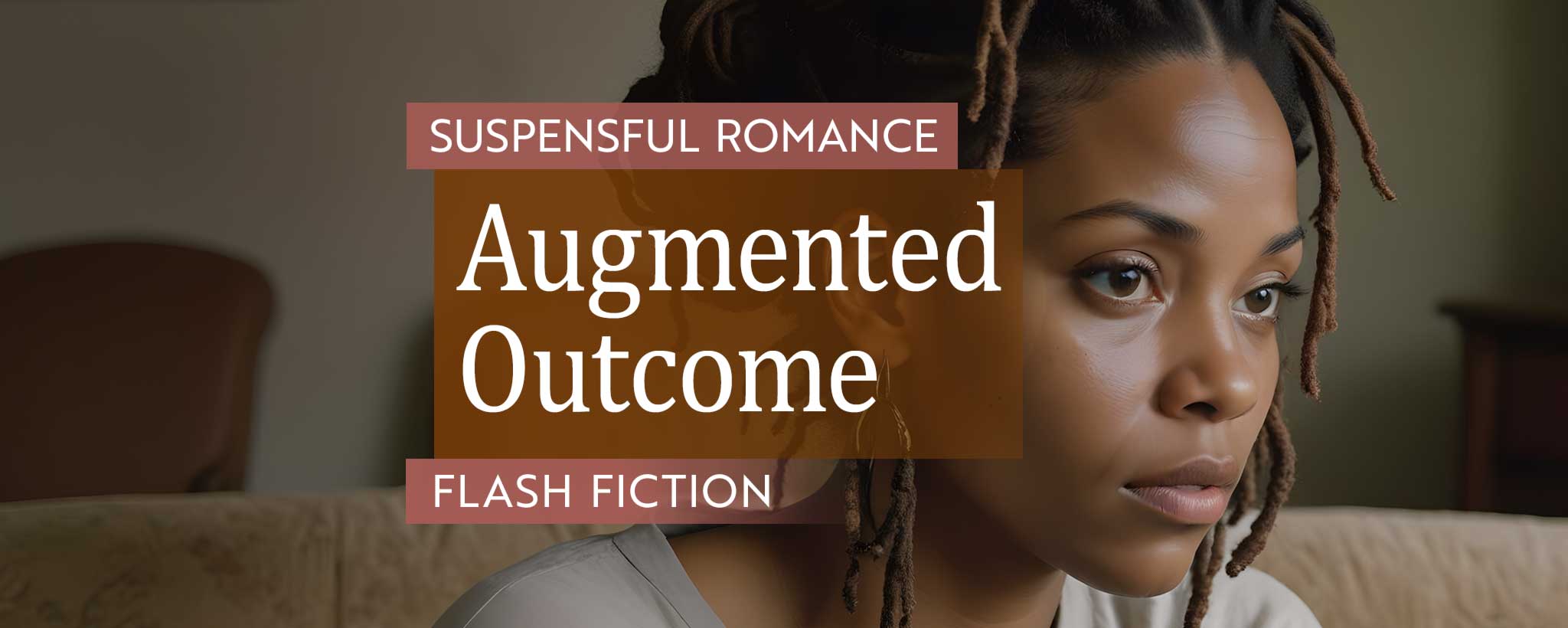 'Portrait of female with dreads seated on sofa. (ai)'