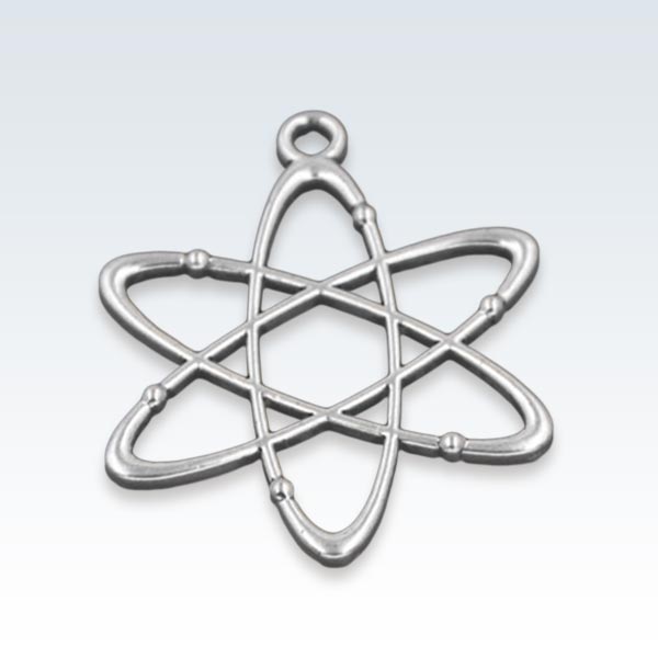 Atom Geometric Necklace Pendant