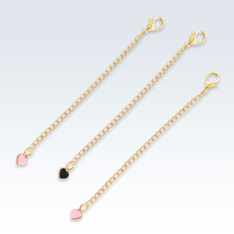 Gold Heart Extension Chain