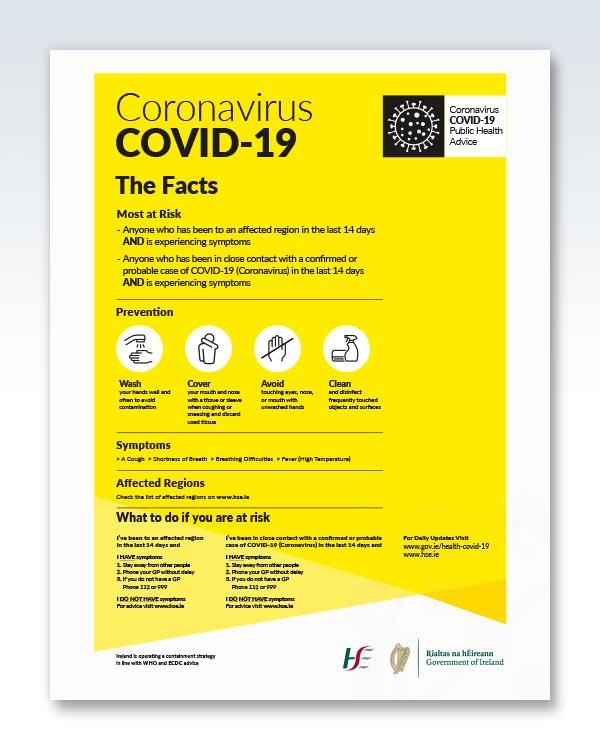 Coronavirus COVID-19 Office Poster
