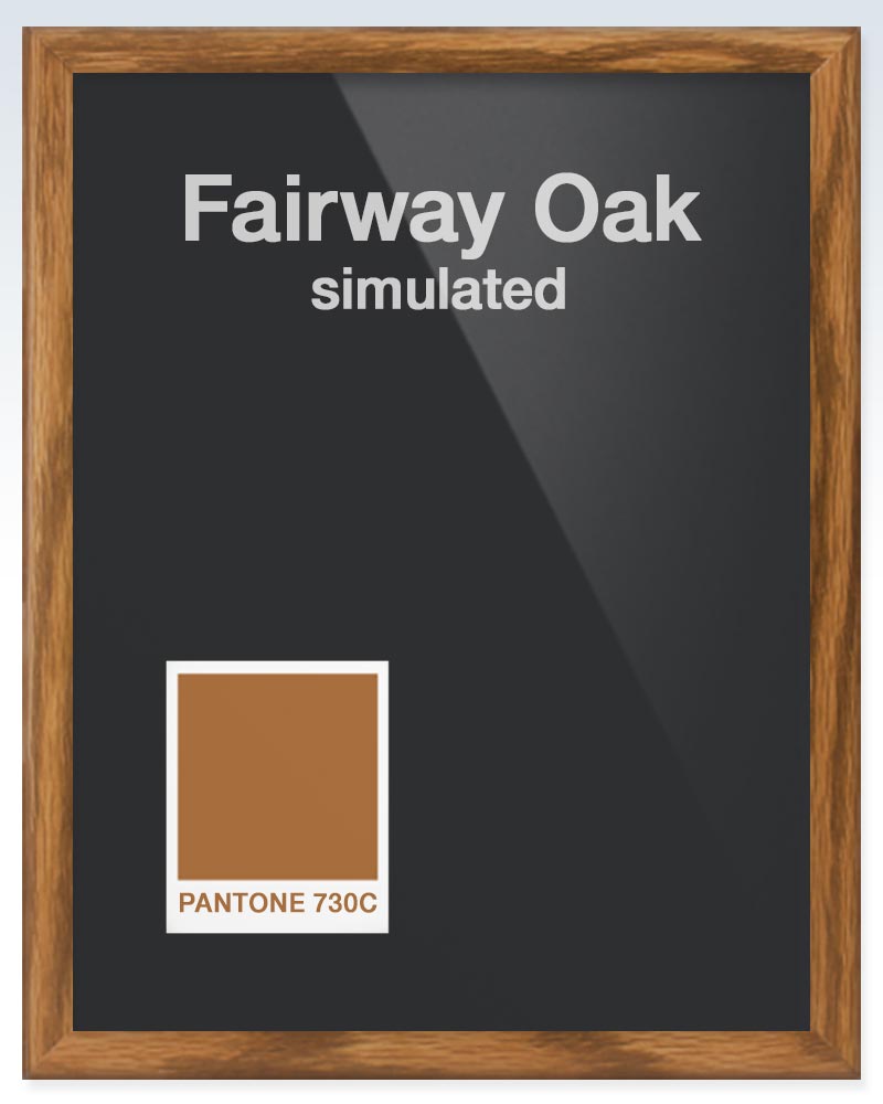 Oak Wood-Grain DeuPair Flip Frame
