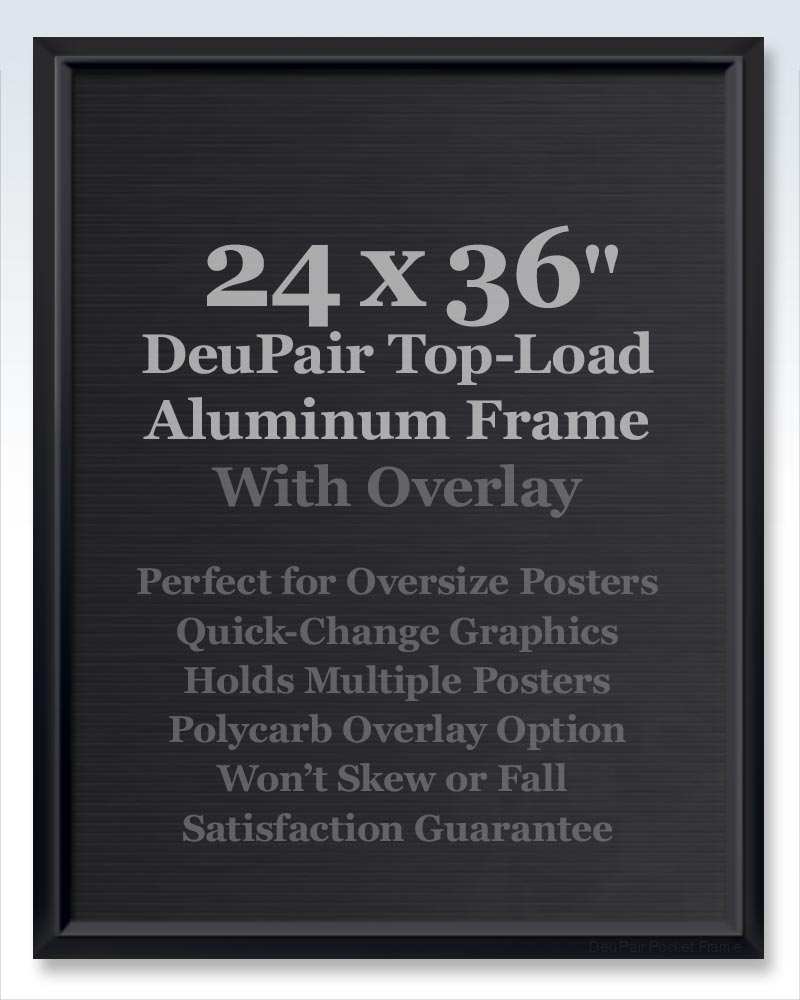 Large DeuPair Pocket Frame Black