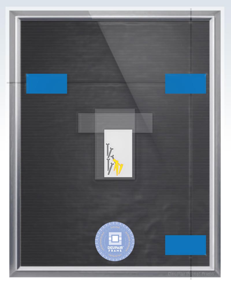 Silver Deupair Pocket Frame Package