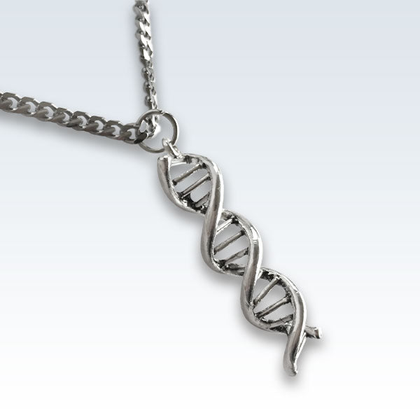 DNA Helix Antique Metal Pendant