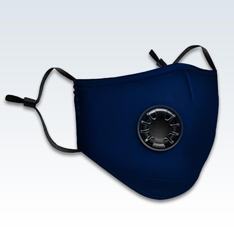 Blue Face Mask With PM 2.5