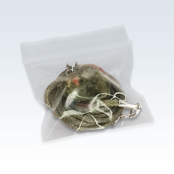Green Stone Heart Necklace Bagged