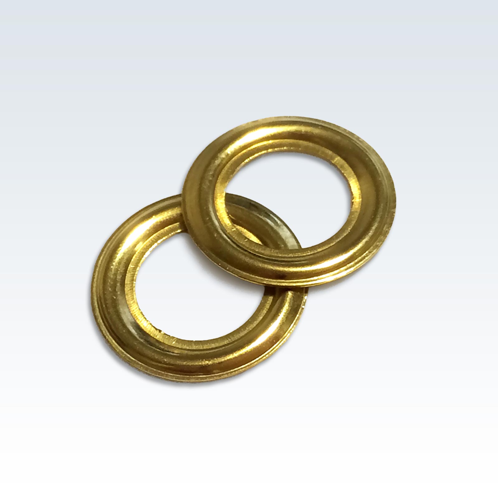 2 Brass Grommets