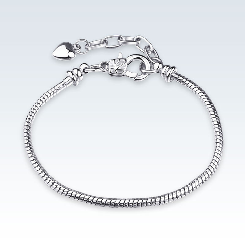 Silver Plated DIY Charm Bracelet