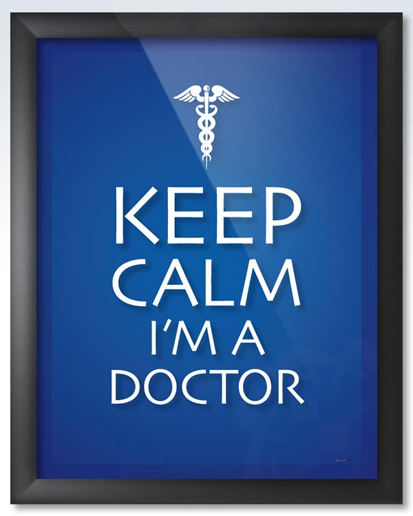 Keep Calm I'm a Doctor DeuPair Flip Frame