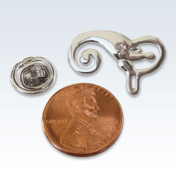 Audiologists Inner Ear Anatomy Lapel Pin | ClinicalPosters