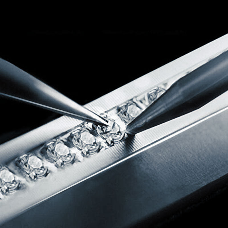 Mobius CZ Silver Earring Settings