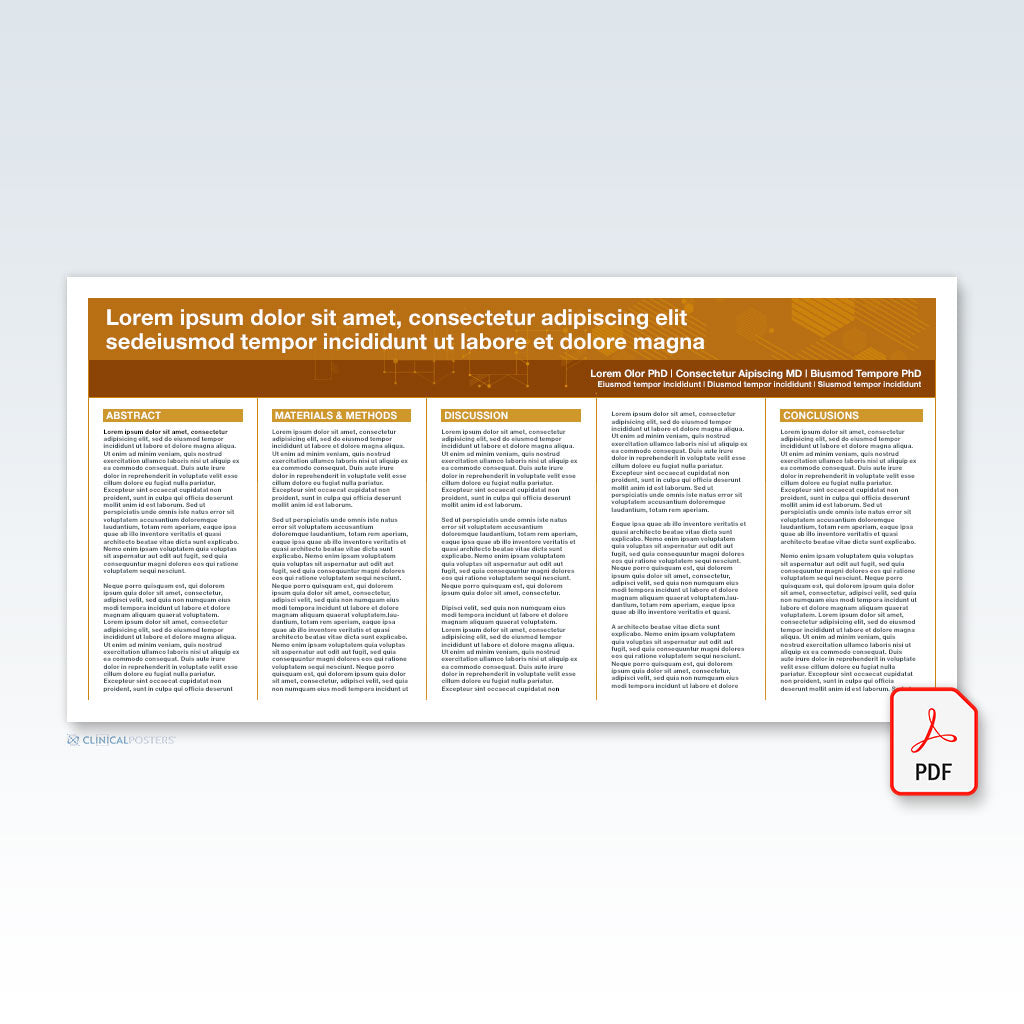 Technical Note Poster Techno Scientific Poster | ClinicalPosters