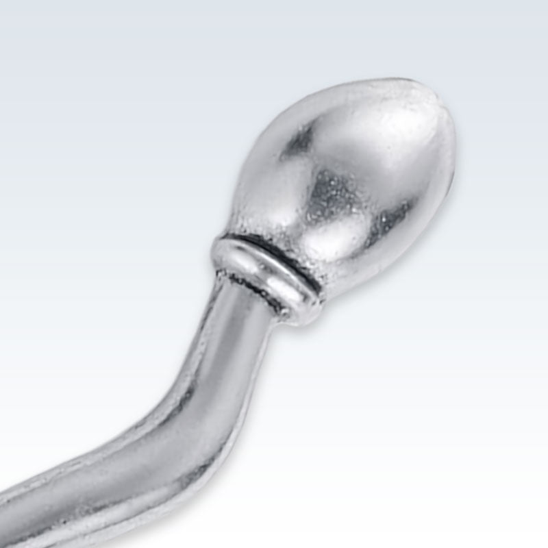 Silver Spermatozoa Lapel Pin Detail