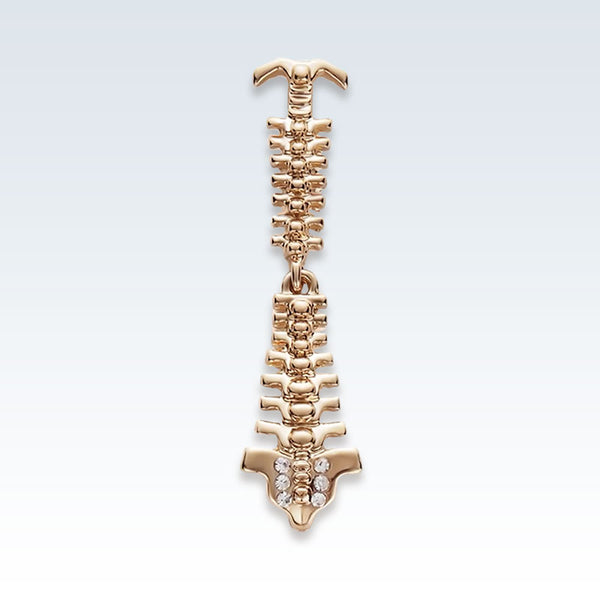 Gold Spine Lapel Pin