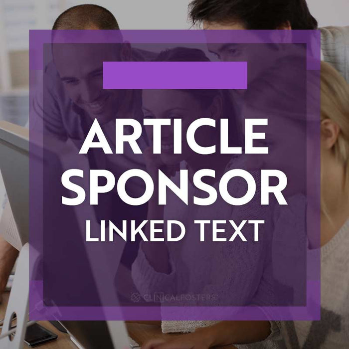 Sponsored Text Article Sponsor Linked Text | ClinicalPosters