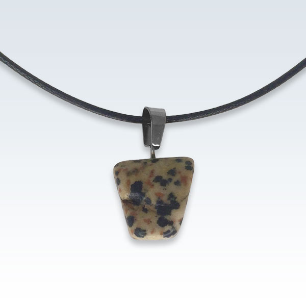 Speckled Stone Necklace Back