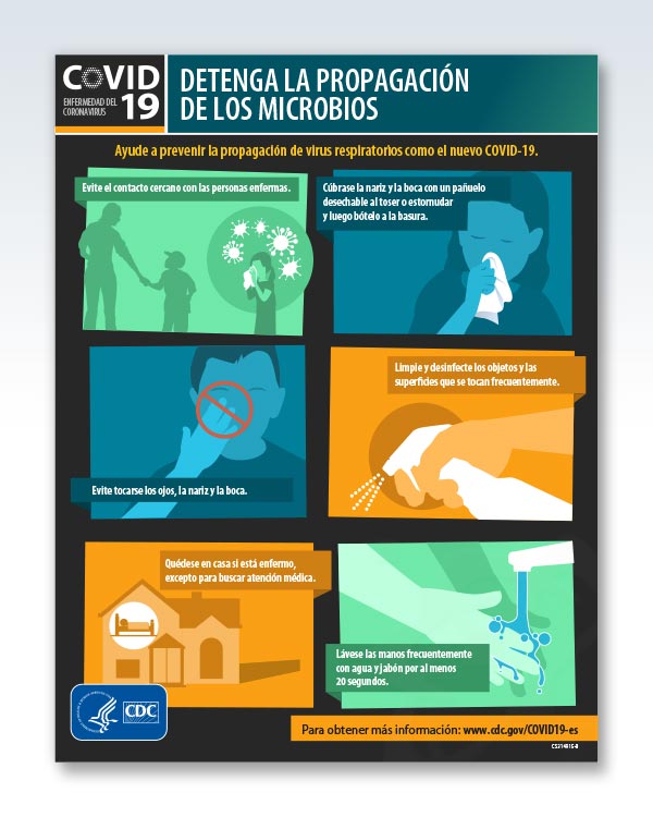 Stop Spread of Germs Spanish Factsheet